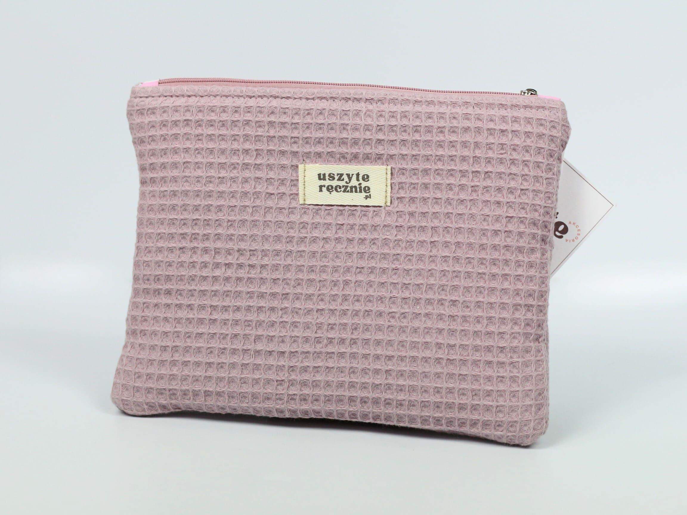 Kosmetyczka płaska - różowa / case na czytnik e-book