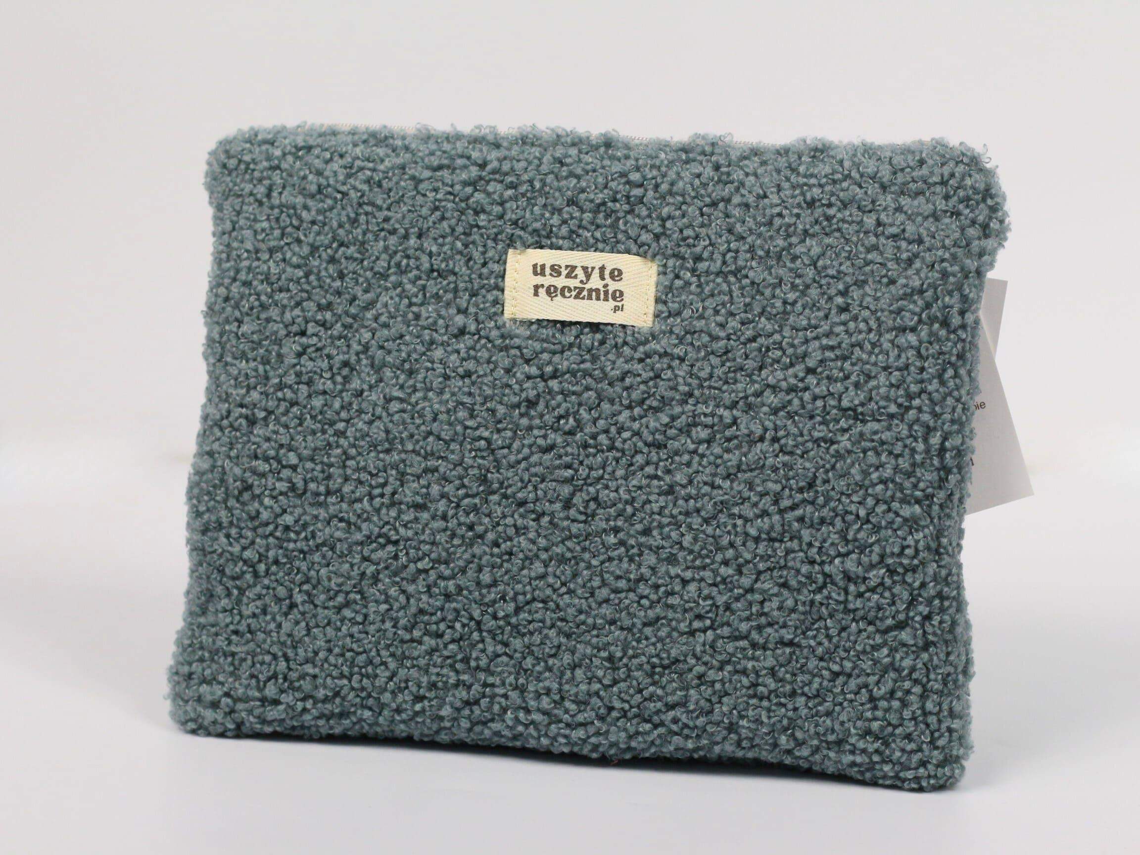 Kosmetyczka płaska - niebieski miś / case na czytnik e-book