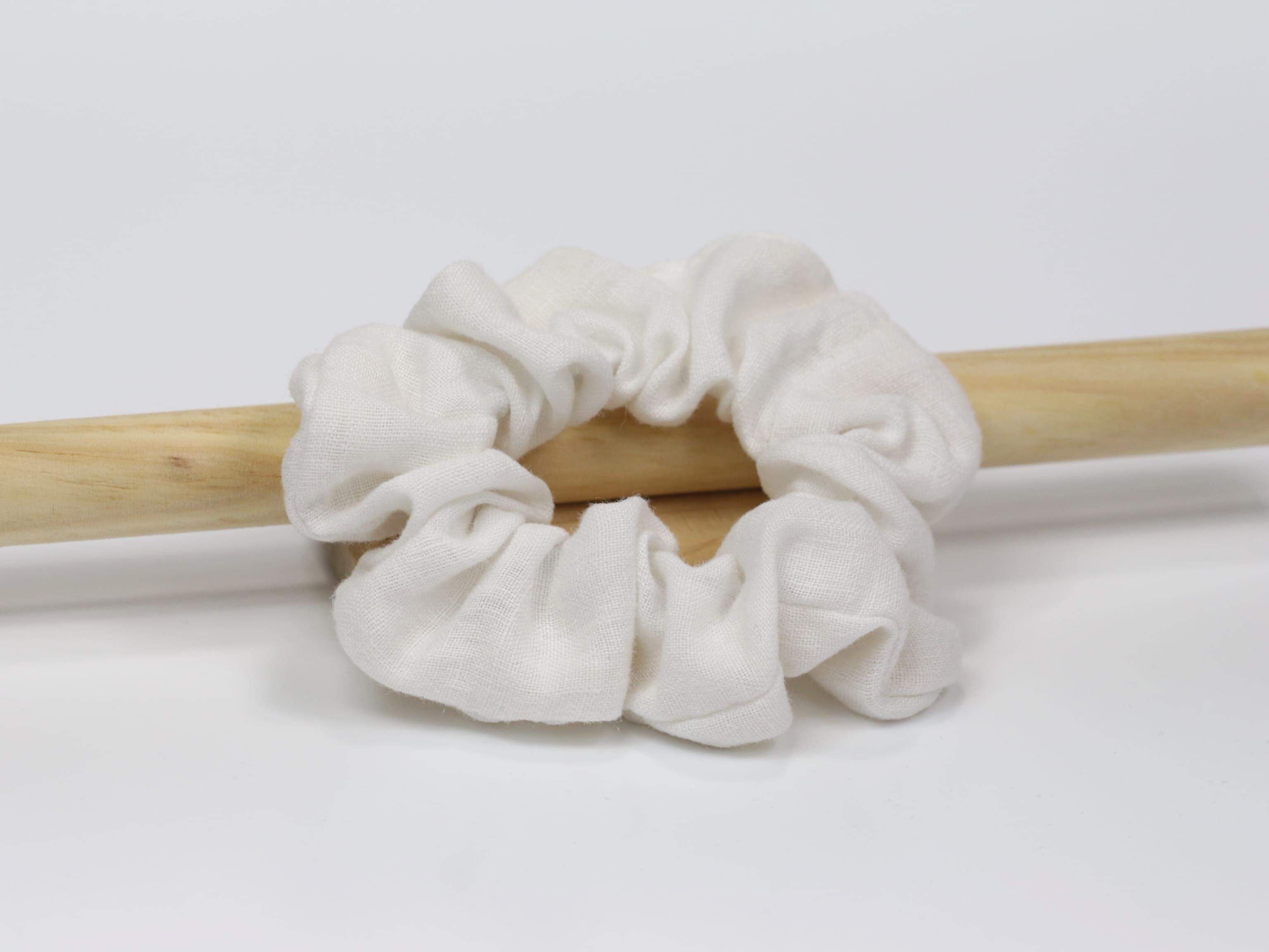 Scrunchie SMALL - biel