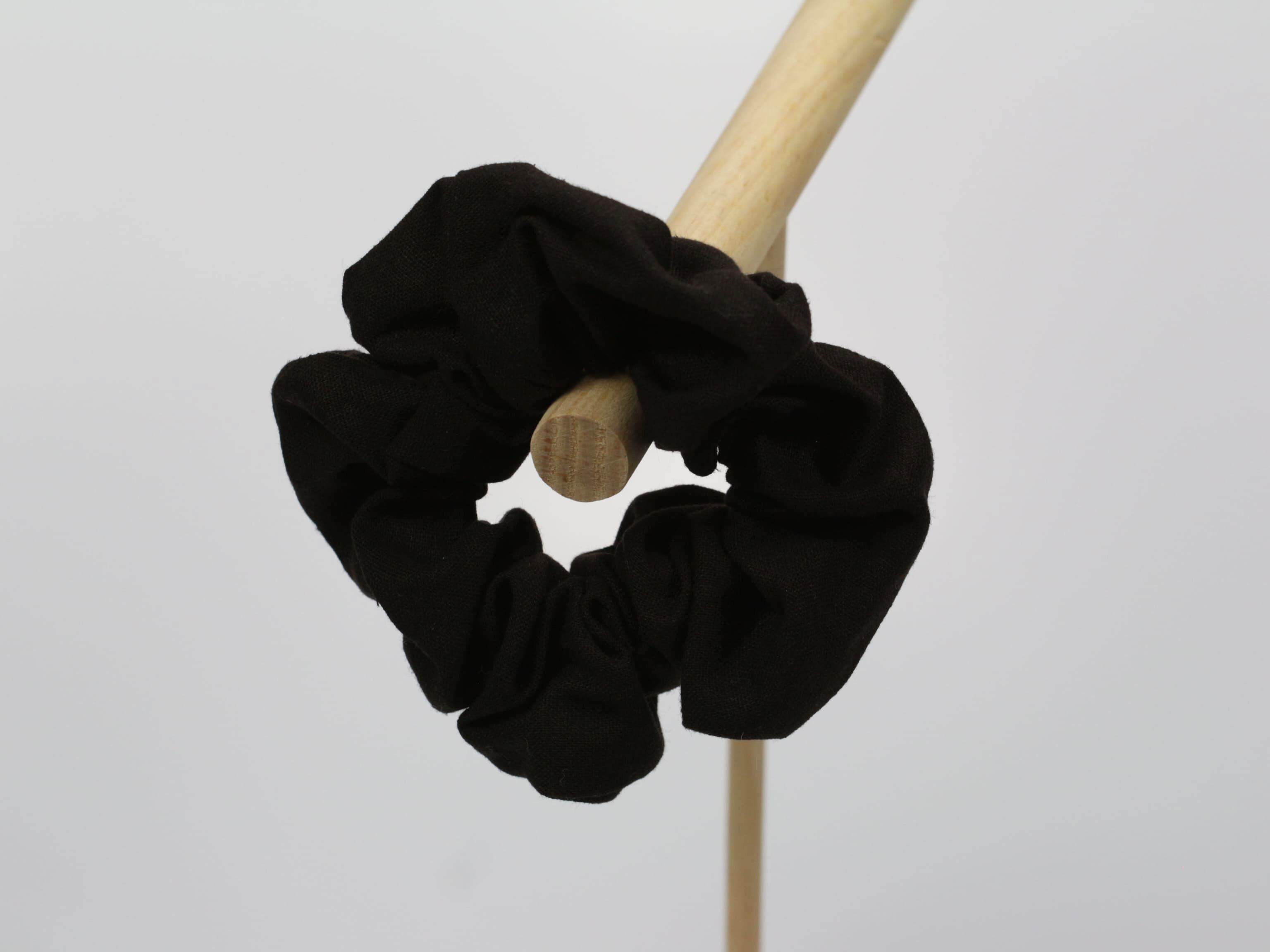 Scrunchie LARGE - gorzka czekolada