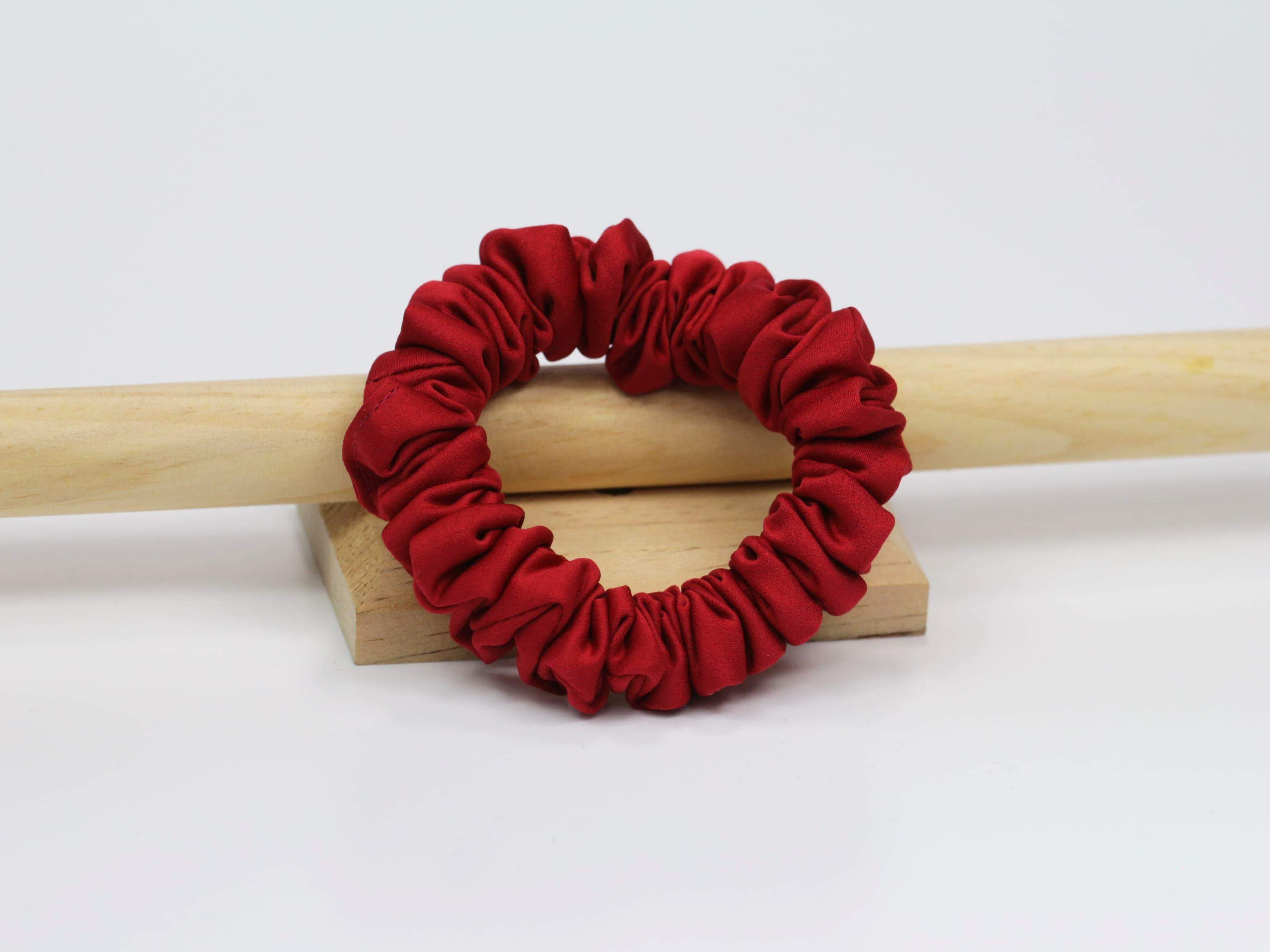 Scrunchie MINI - czerwień