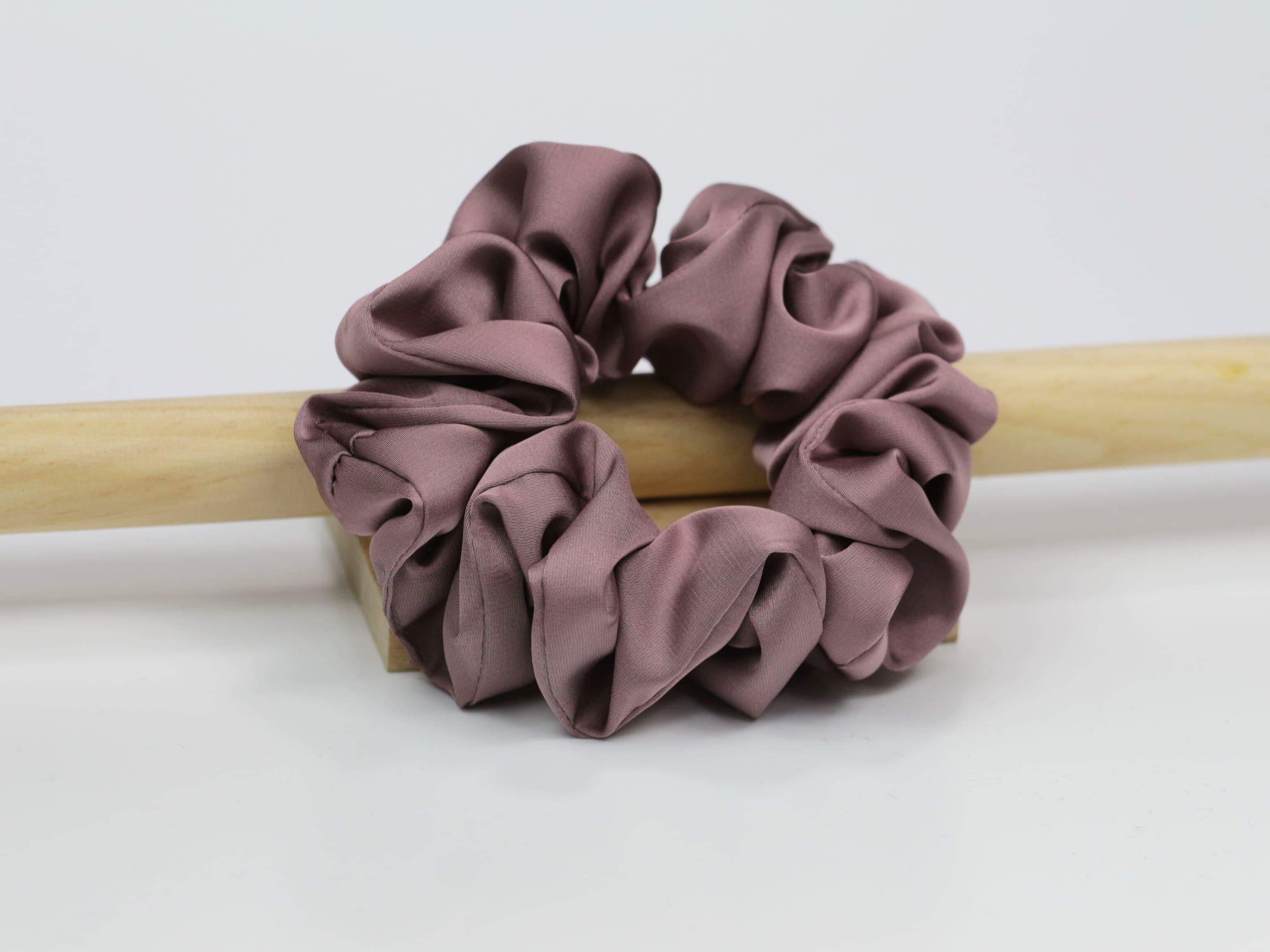 Scrunchie MEDIUM - zgaszony fiolet