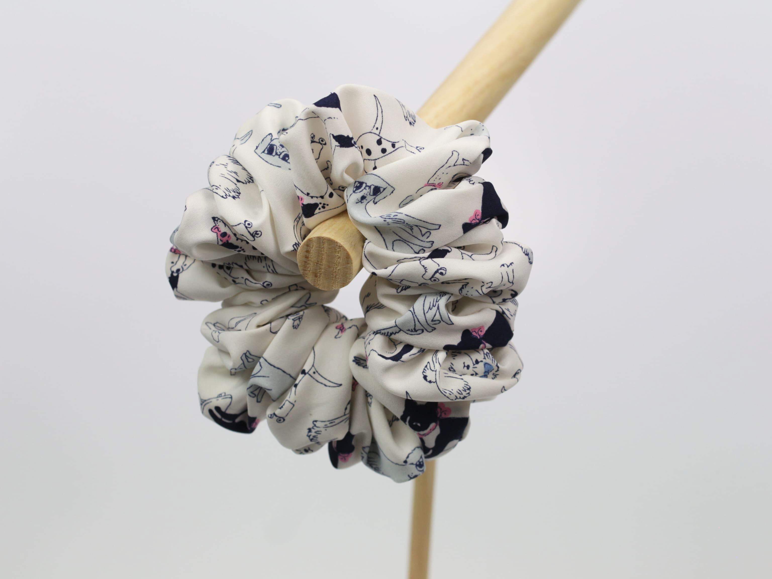 Scrunchie LARGE - pieski