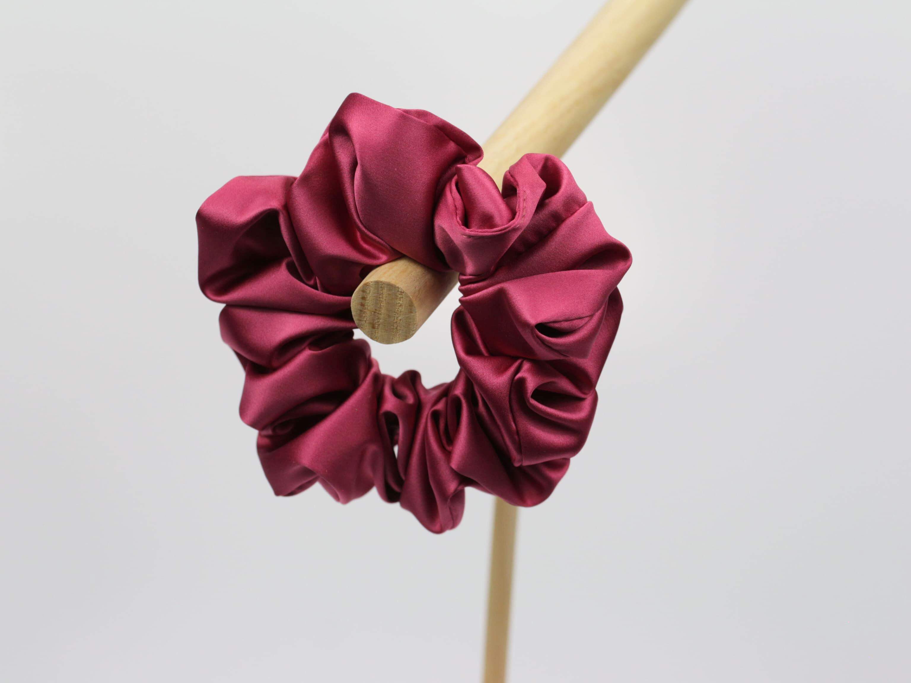 Scrunchie LARGE - malinowy róż