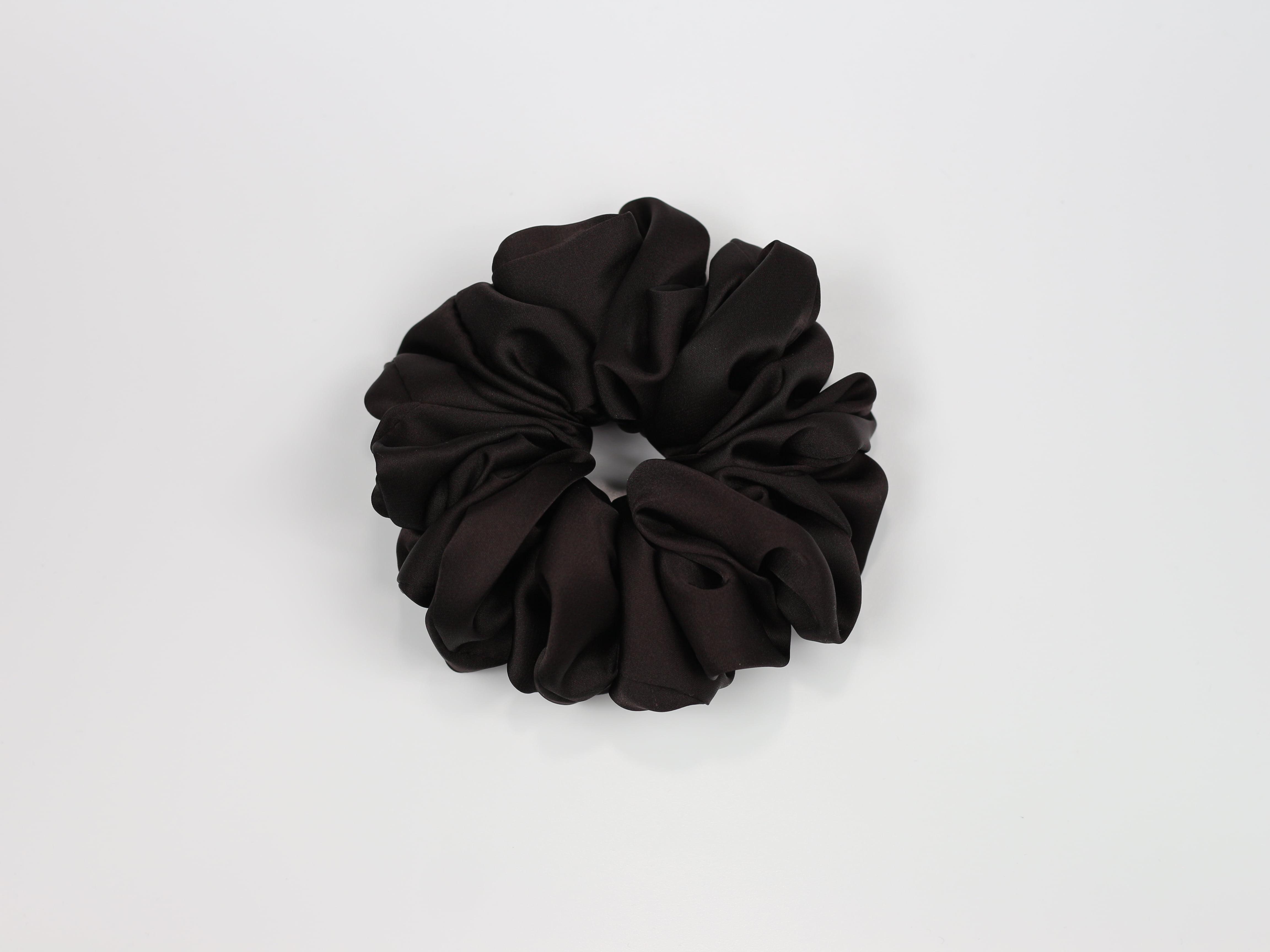 Scrunchie MAXI - czekoladowy brąz