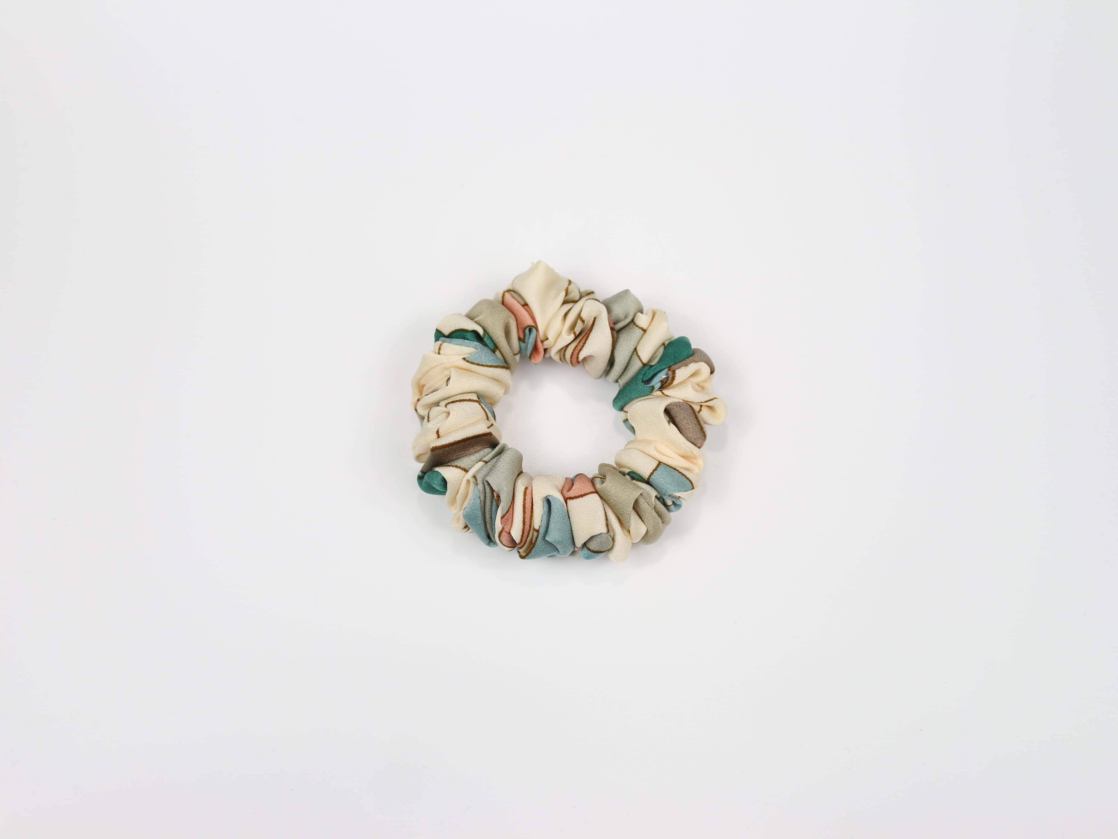 Scrunchie MINI - pastelowe wzory