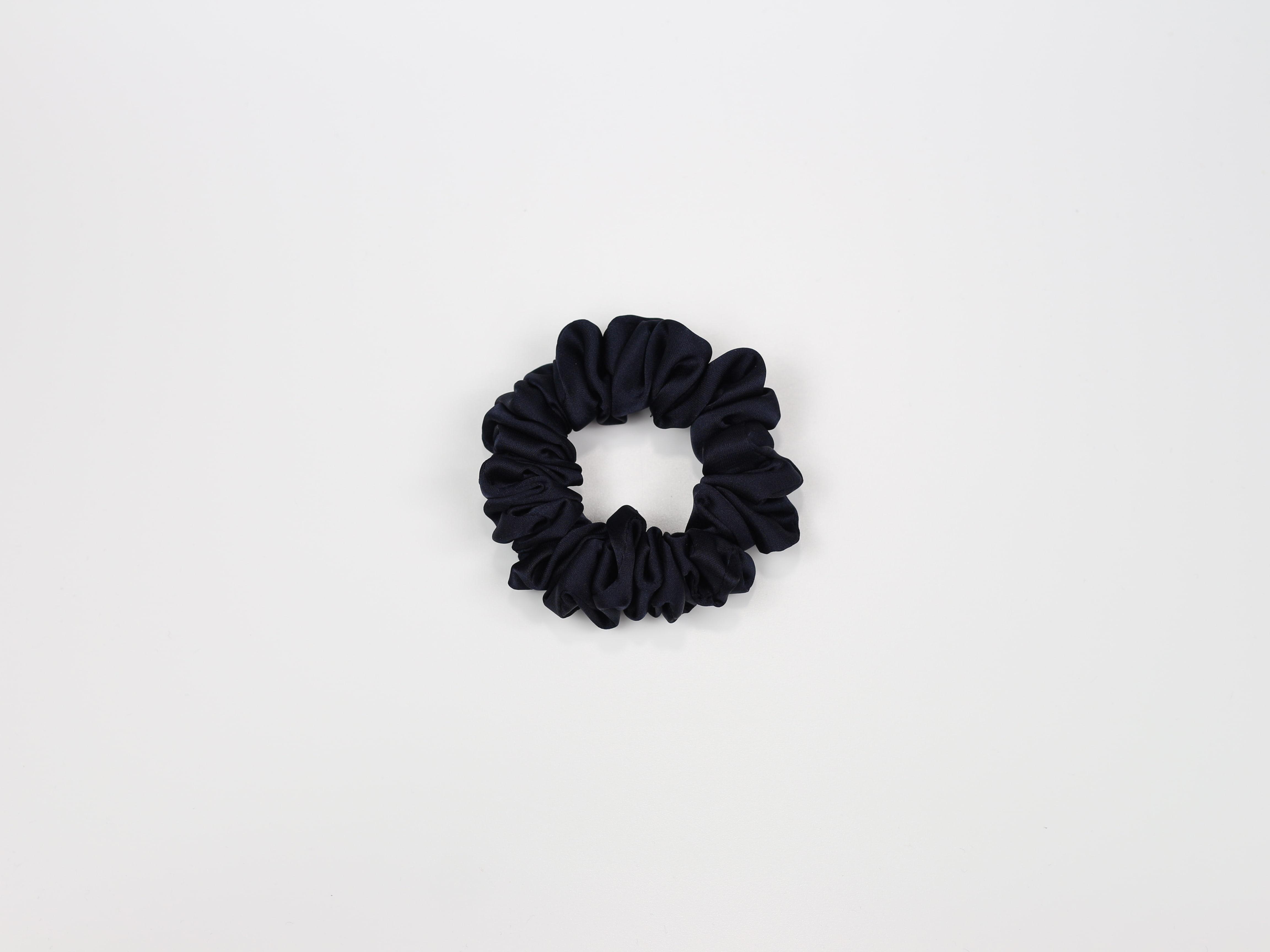 Scrunchie MINI - granatowa