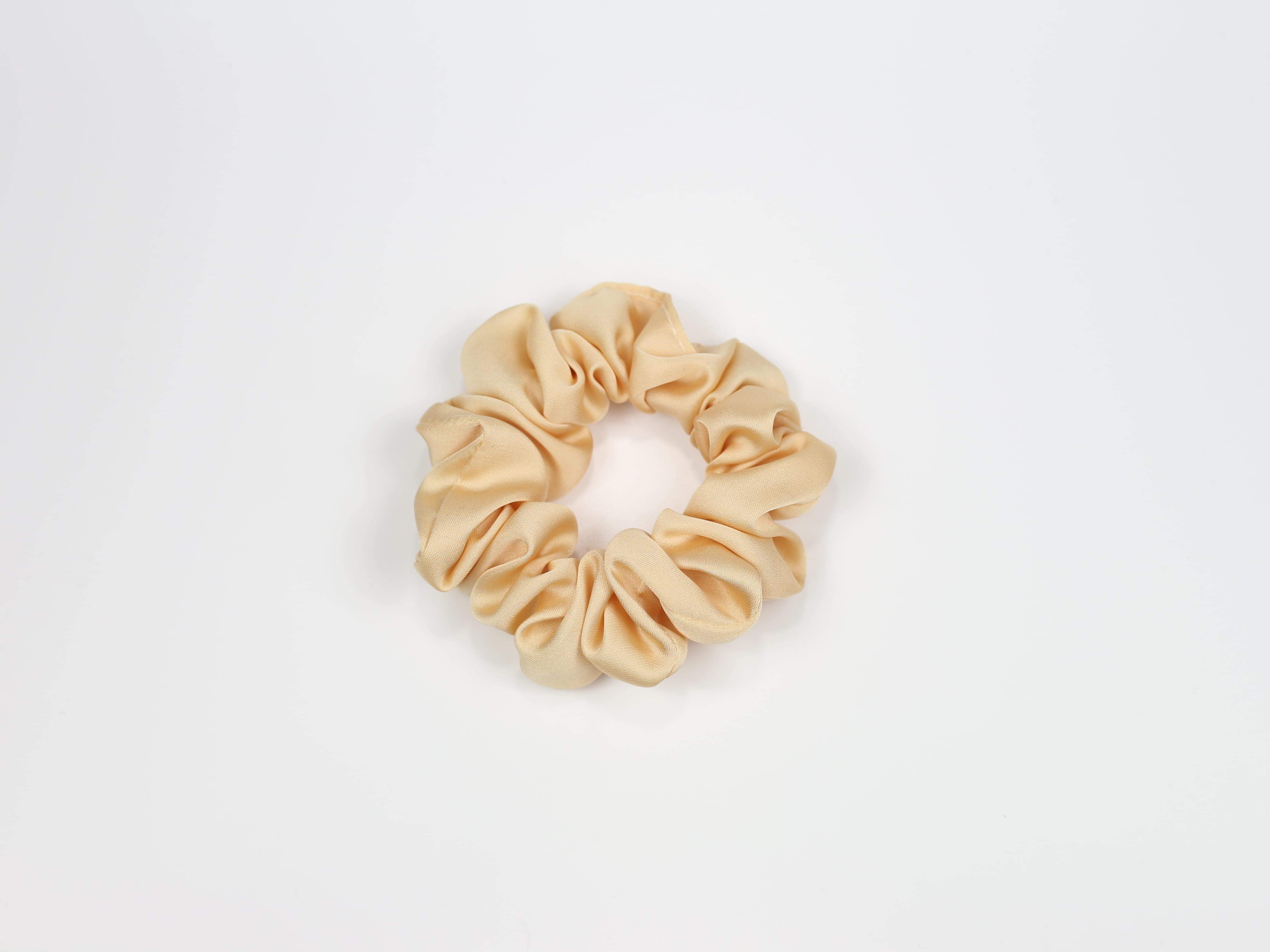 Scrunchie - pastelowa żółć [OUTLET - KOŃCÓWKA SERII]