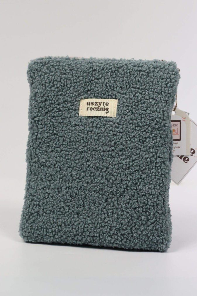 Case na czytnik e-book - niebieski bouclé