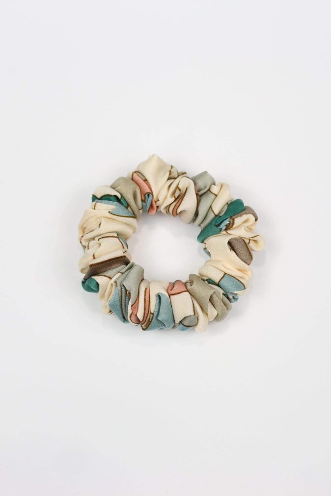 Scrunchie MINI - pastelowe wzory