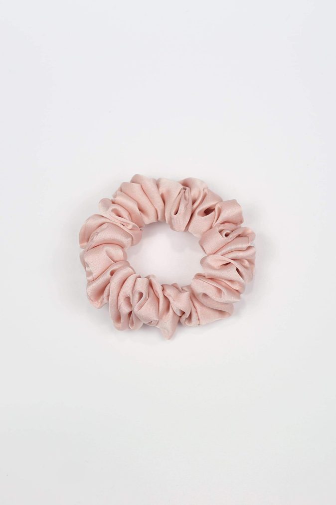 Scrunchie MINI - jasnoróżowa