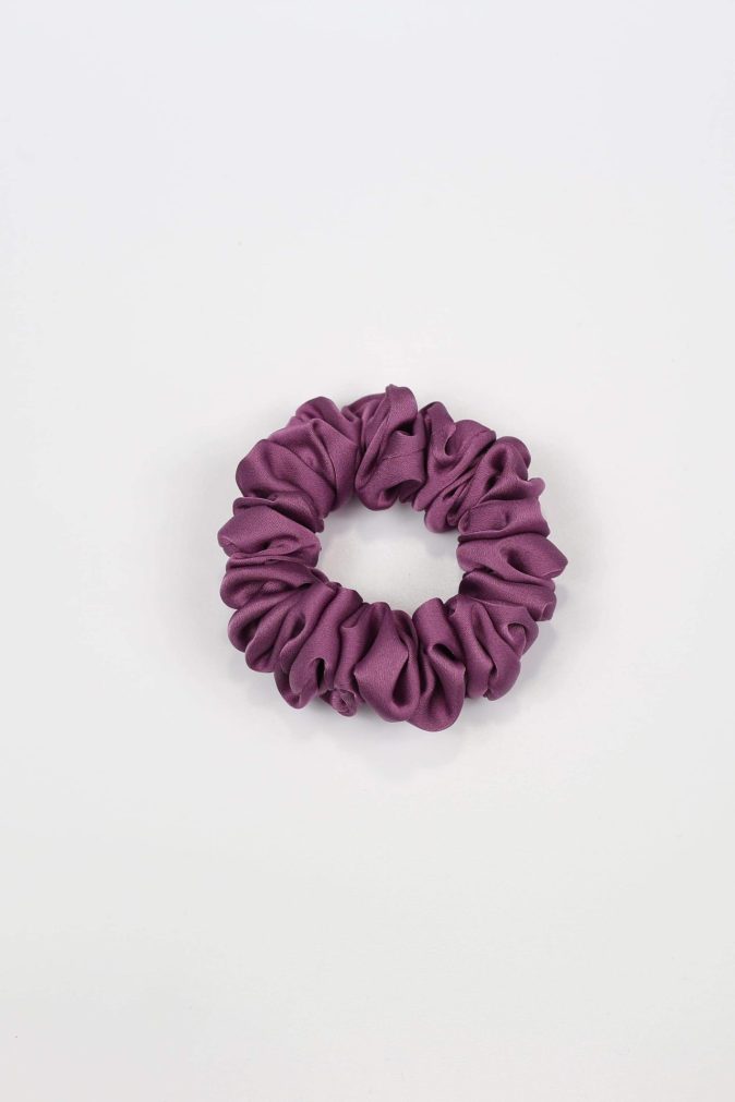 Scrunchie MINI - jagodowa