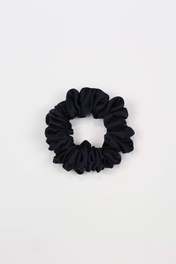 Scrunchie MINI - granatowa