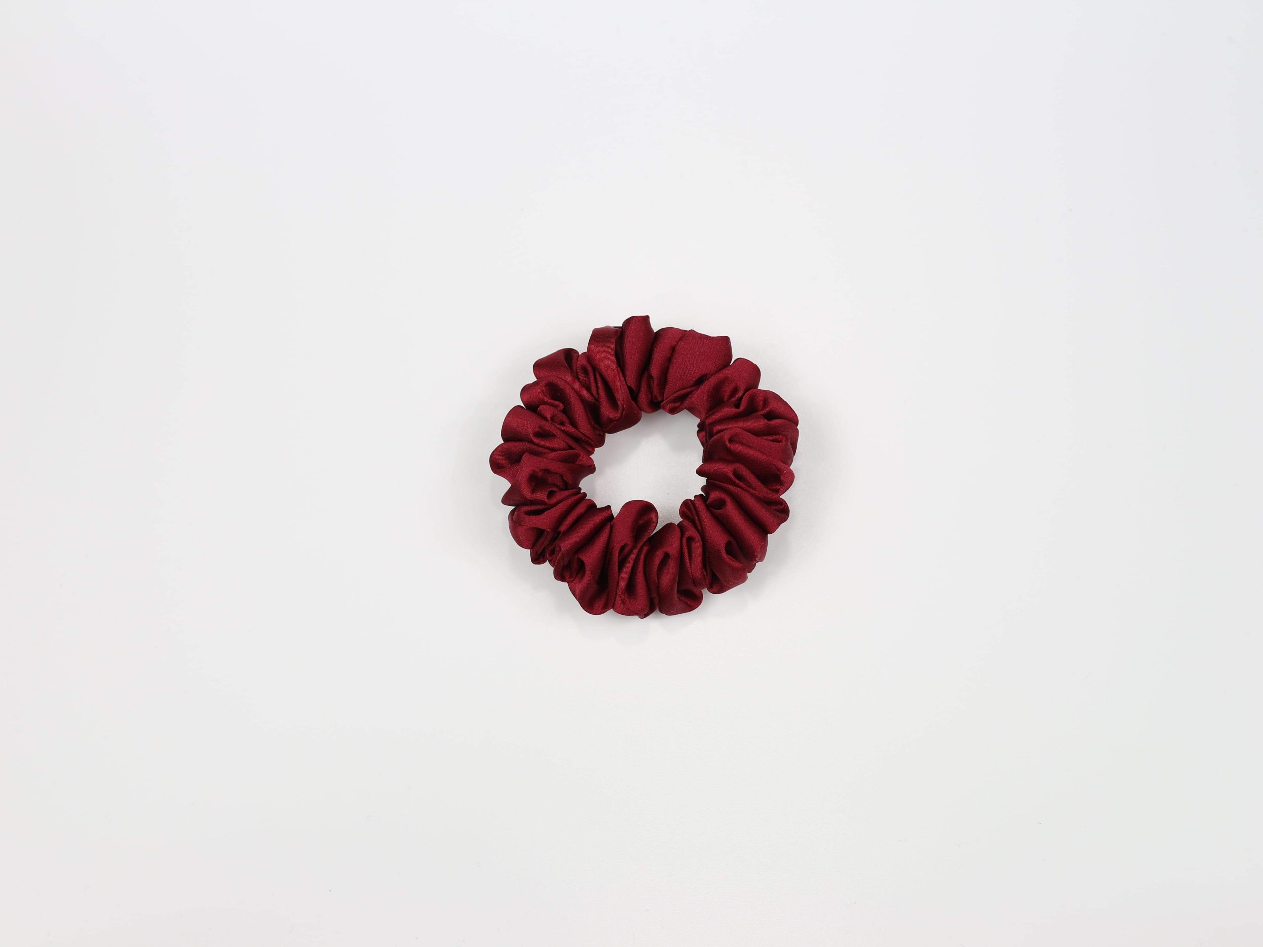 Scrunchie MINI - bordowa