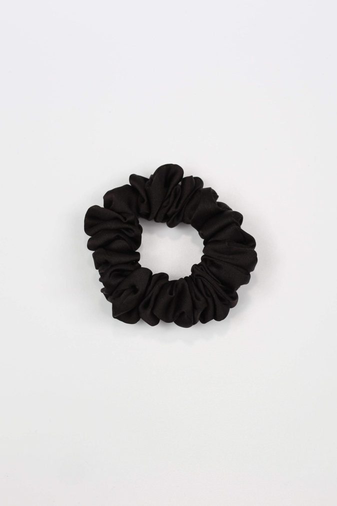 Scrunchie MINI - czekoladowy brąz