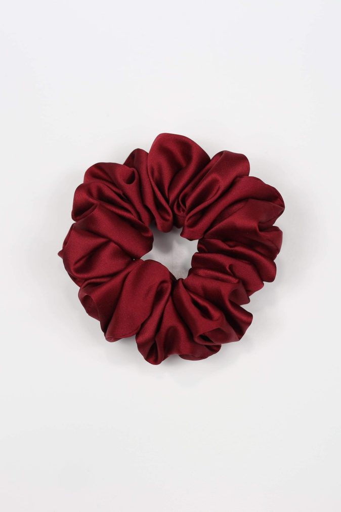 Scrunchie STANDARD - bordowa