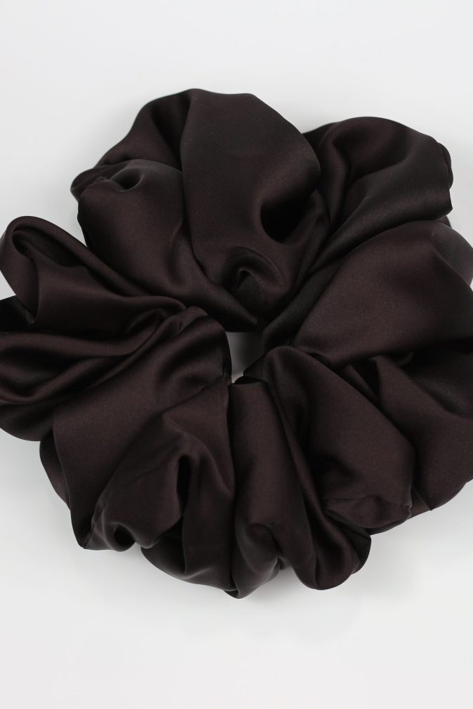 Scrunchie ULTRA - czekoladowy brąz