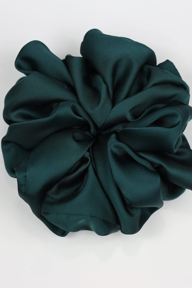 Scrunchie ULTRA - butelkowa zieleń