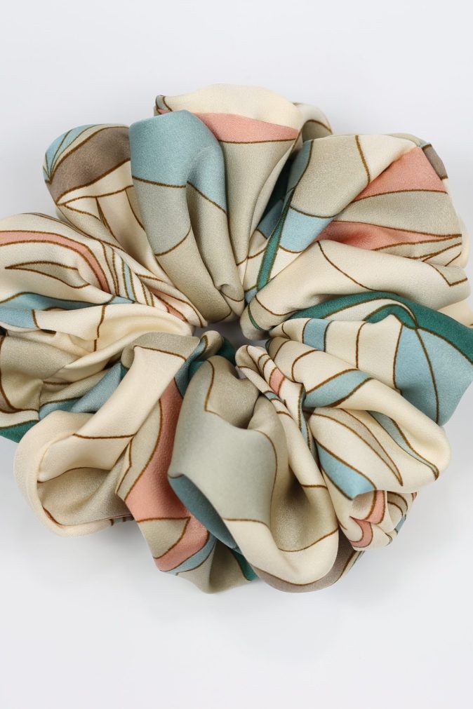 Scrunchie ULTRA - pastelowe wzory